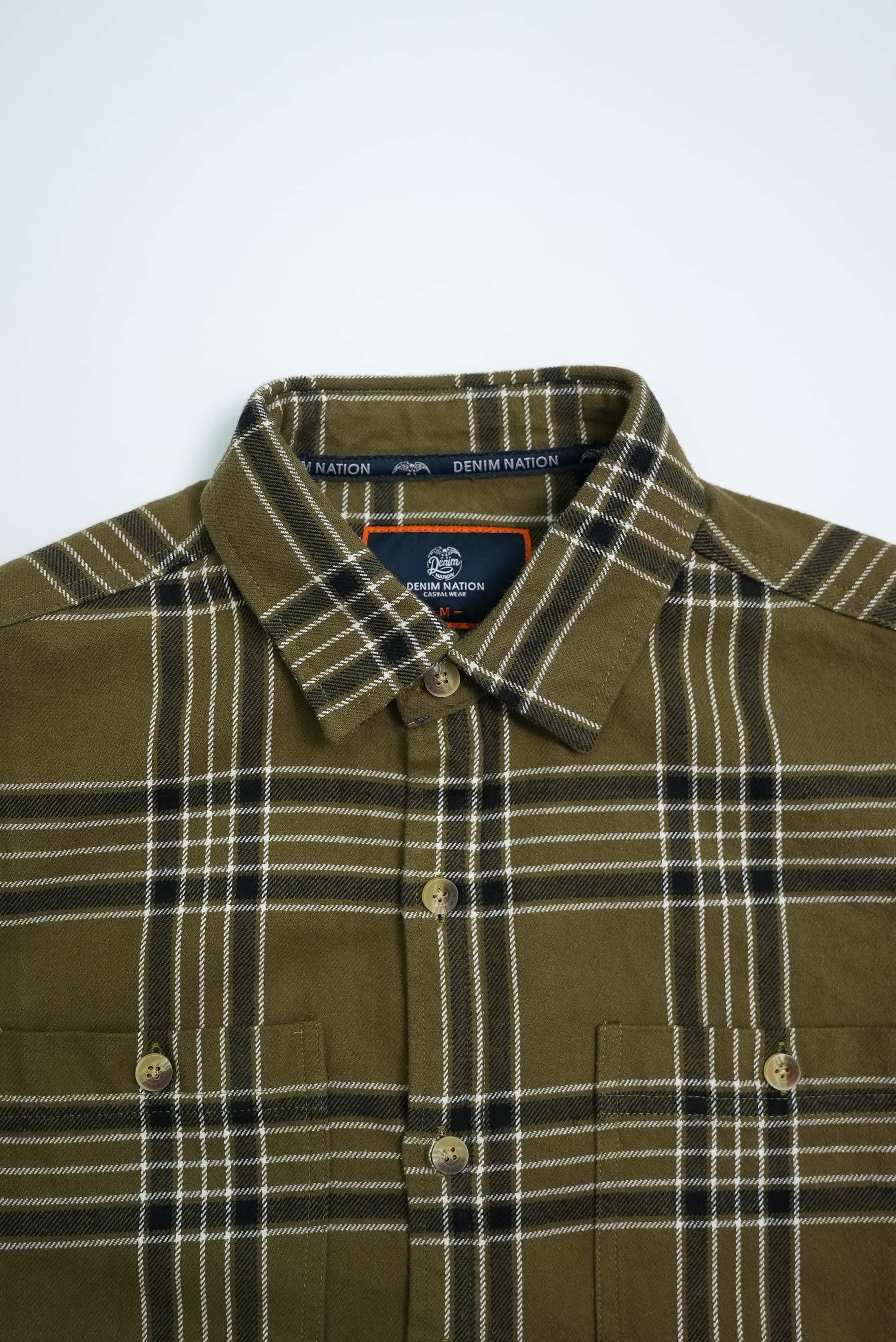 Plaid Casual Button-Down Full Shirt