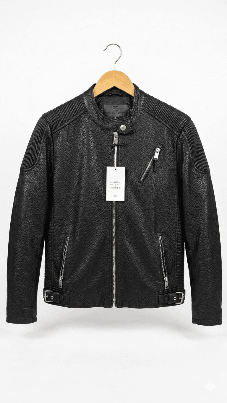 Biker Leather Jacket 1