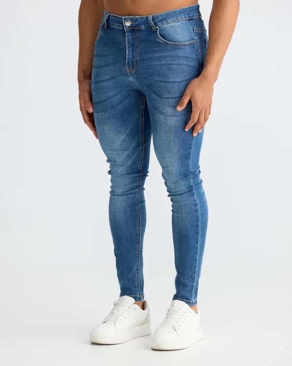 Skinny Fit Denim Trouser