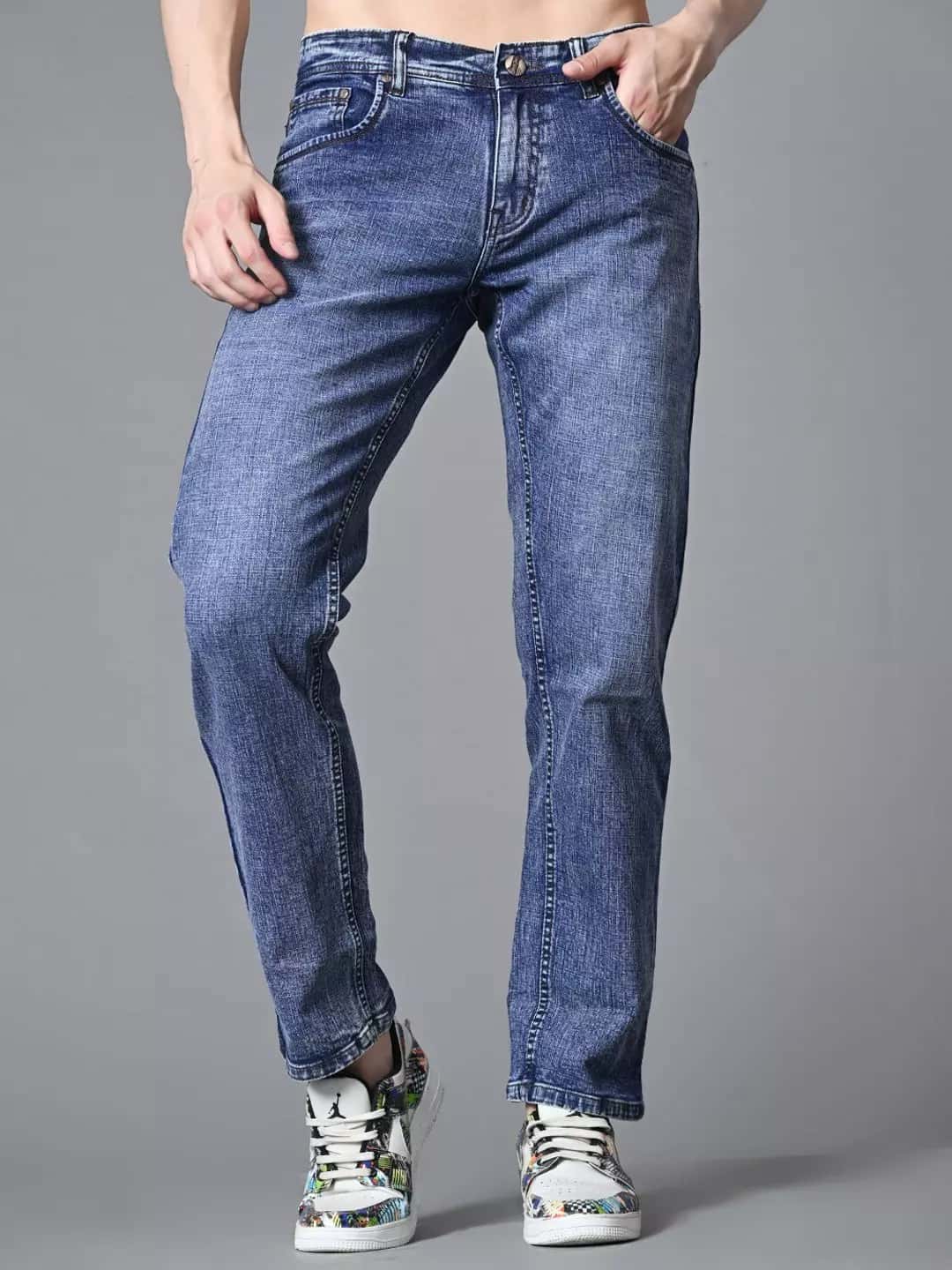 Regular Fit Denim Trouser