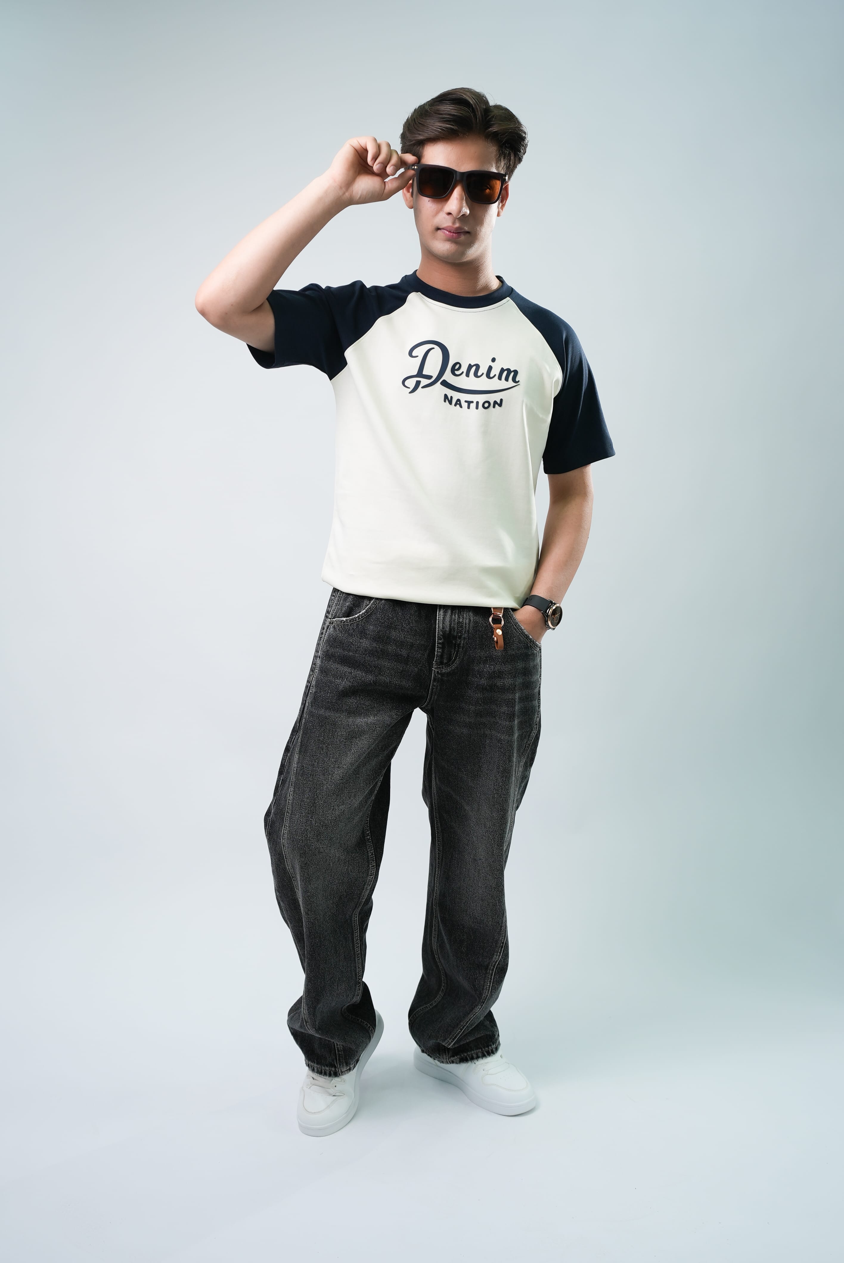 Regular Fit Raglan Style Tees 1
