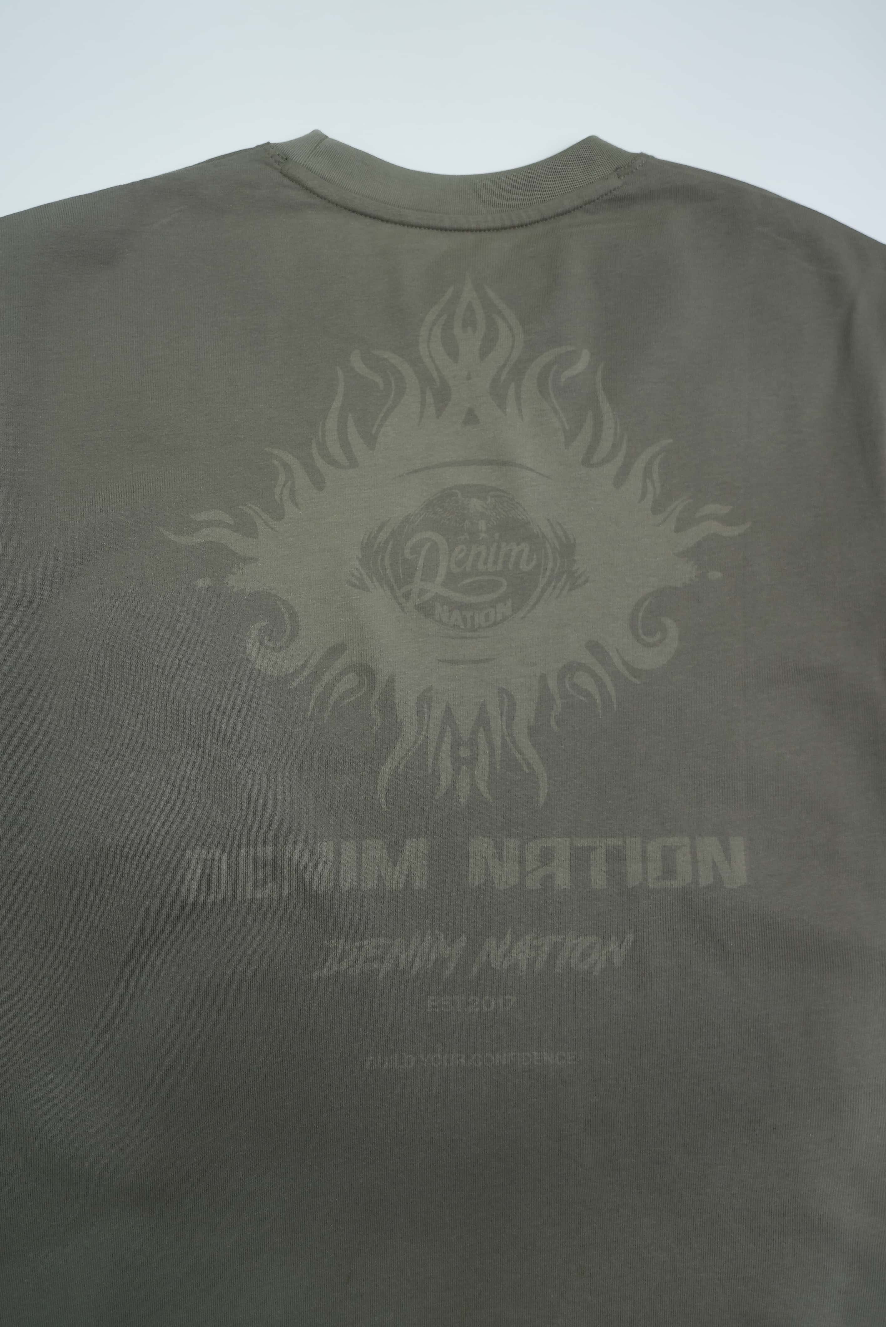 Regular Fit Flame Graphic Tee