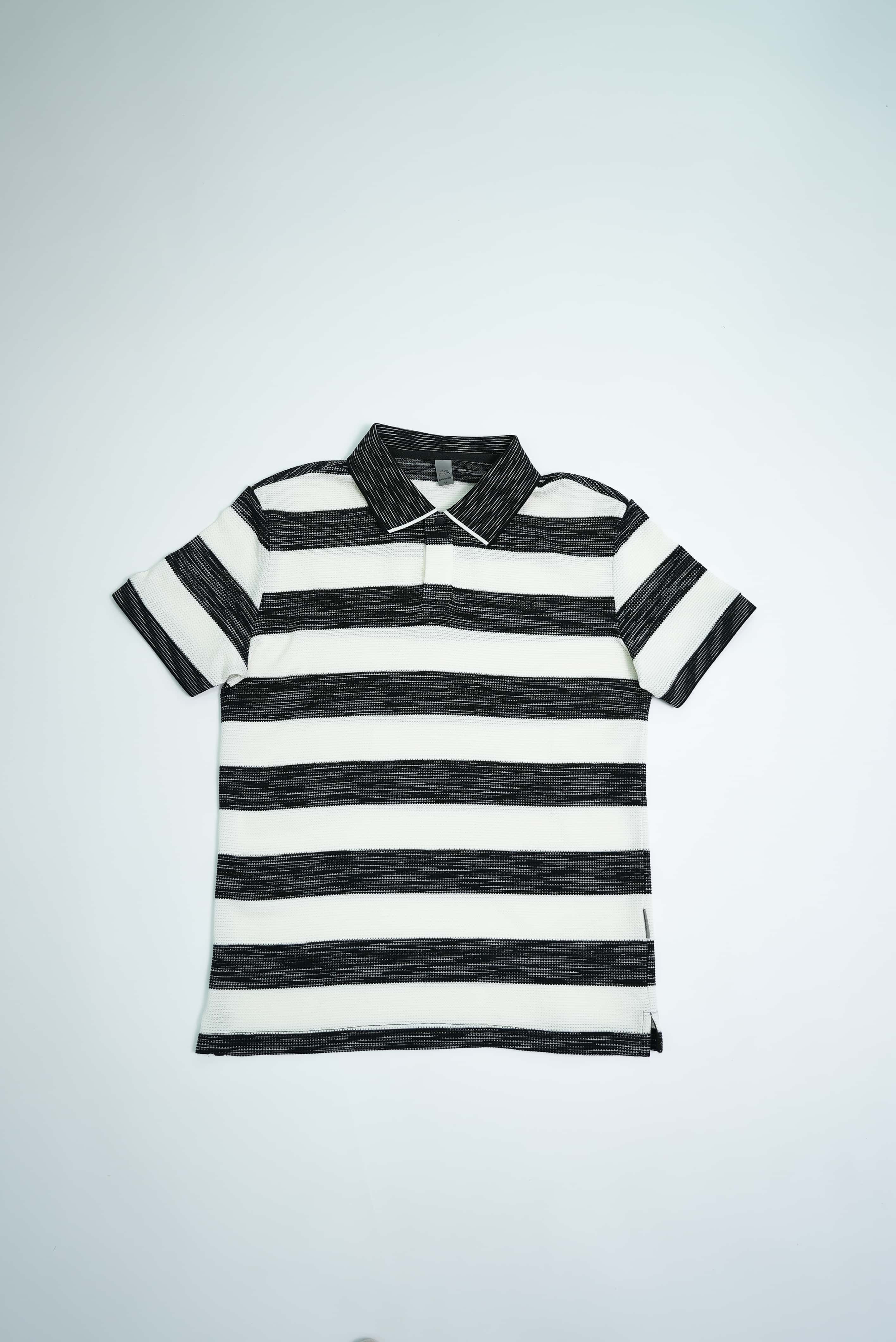 Regular Fit Wave Striped Polo Tees