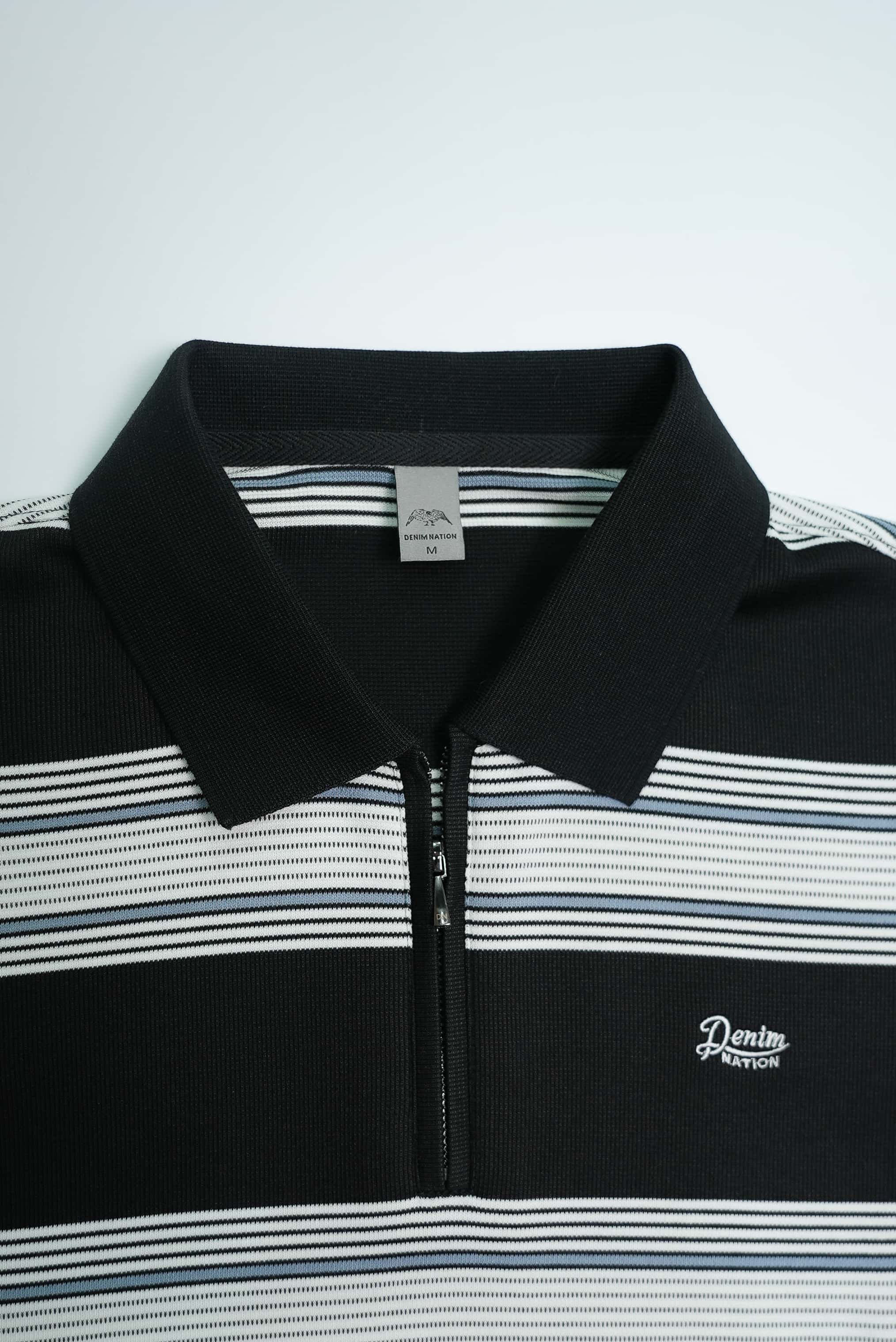 Regular Fit Half Zip Up Tees